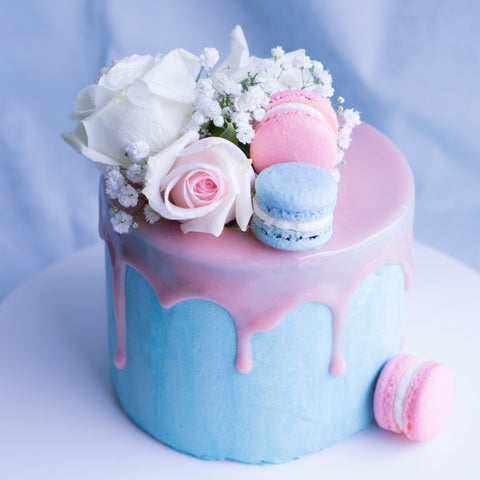 Gender Reveal Cake - M Cake Boutique