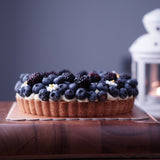 Blueberry Wreath Tart - M Cake Boutique