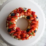 Strawberry Wreath Tart - M Cake Boutique