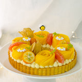 Mango Wreath Tart - M Cake Boutique