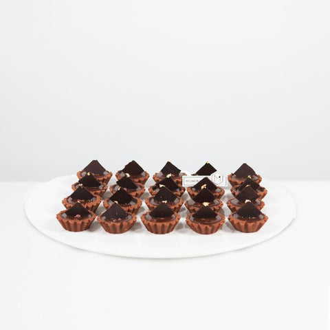 Bite-sized Dark Chocolate Tartlets - M Cake Boutique