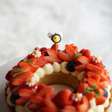 Strawberry Wreath Tart - M Cake Boutique